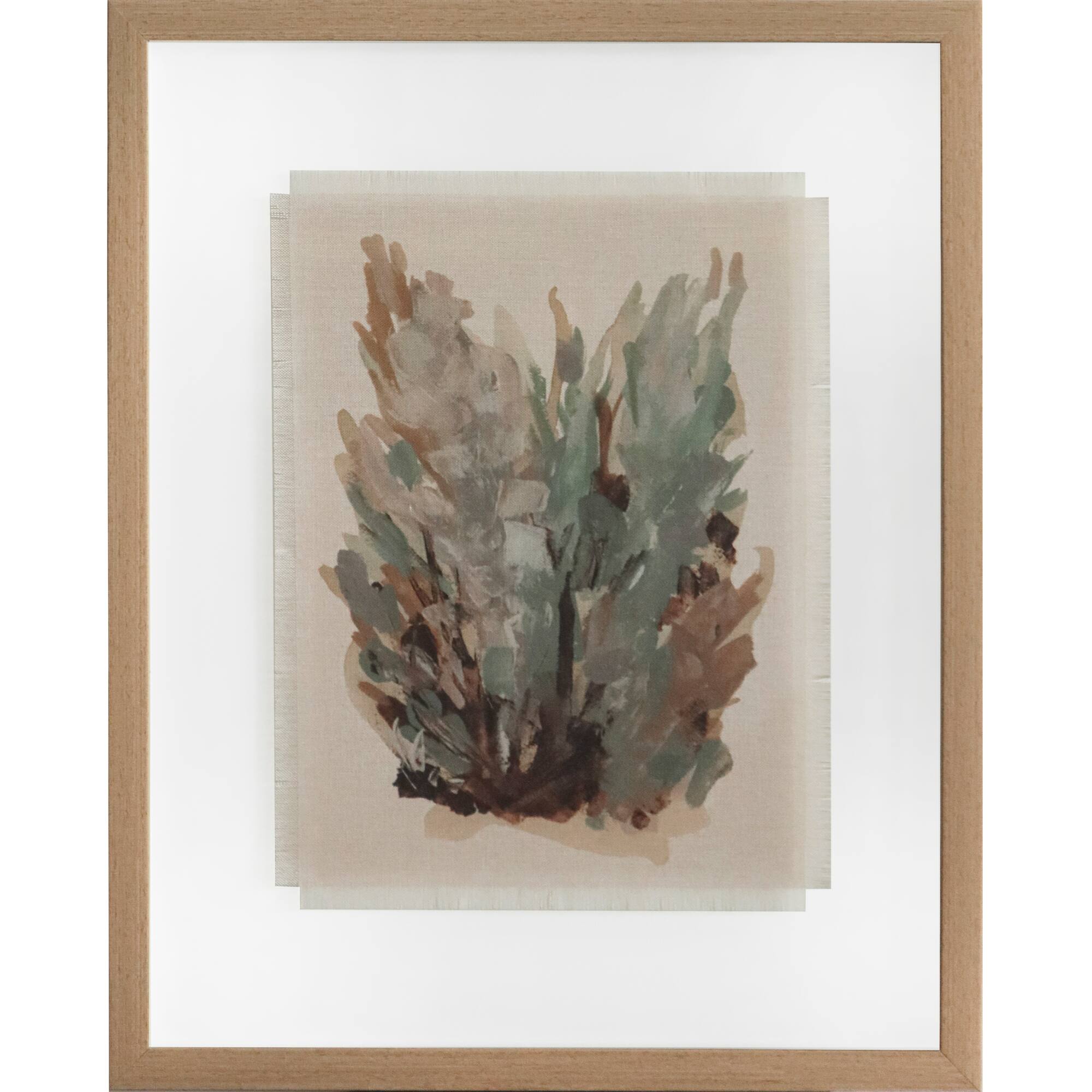 16" x 20" Gray Foliage Wall Décor by Ashland®